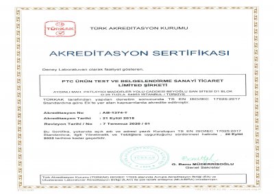 TS EN ISO/IEC 17025:2017 Akreditasyon